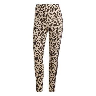 Legging Adidas Essentials Três Listras Animal Print Feminina