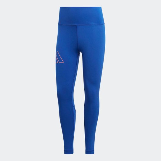 Legging De Treino De Cós Alto OptimeHyperbright-Cinza Adidas