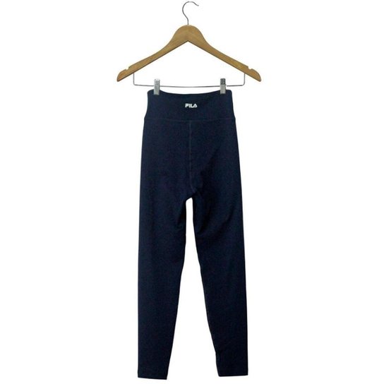 Legging Fila Life Ribbed Marinho Feminina