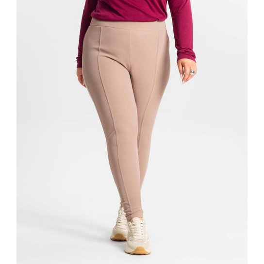 Legging Plus Size Em Courino Secret Glam