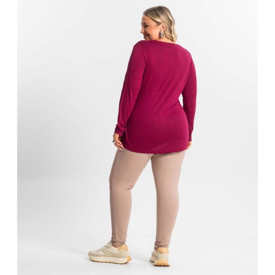 Legging Plus Size Em Courino Secret Glam