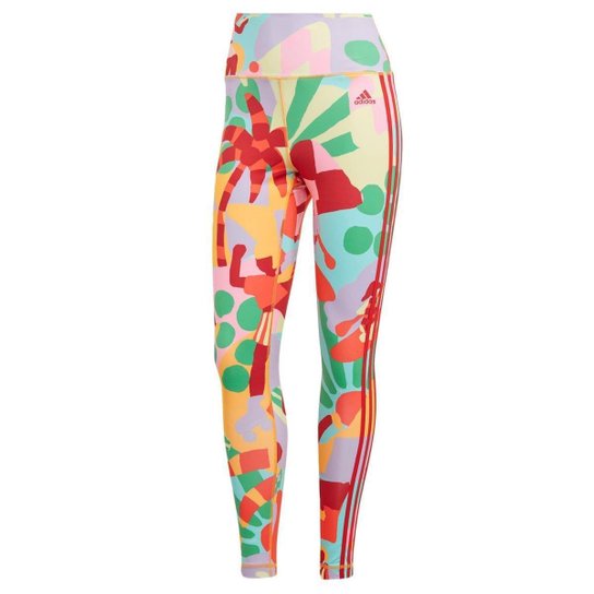 Legging Treino adidas x FARM Rio 7/8-Verde Adidas