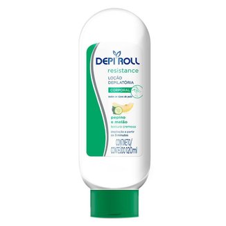 Loção Depilatória Corporal DepiRoll – Pepino e Melão 120ml