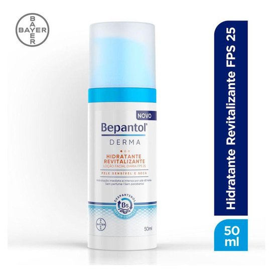 Loção Facial Revitalizante Bepantol Derma FPS25 50ml