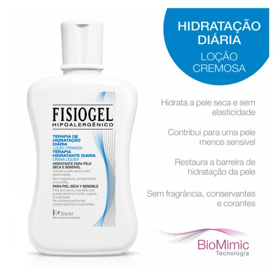 Loção Hidratante Fisiogel - Terapia de Hidratação Diária 100ml