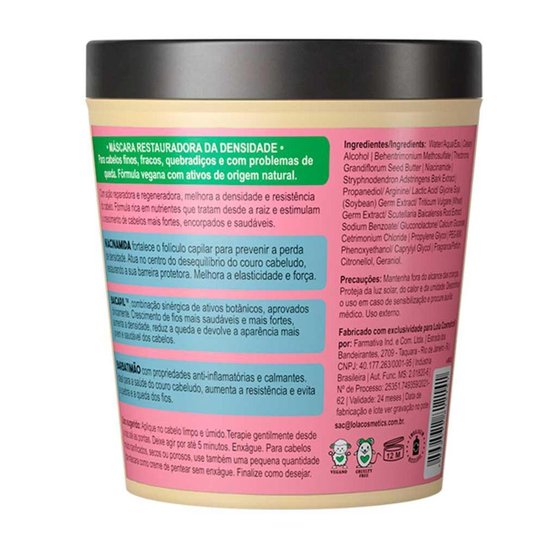 Lola Cosmetics Densidade Máscara Capilar 230g