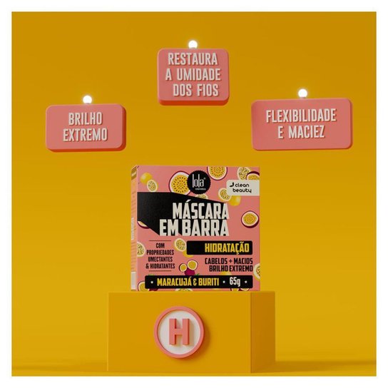 Lola Cosmetics Máscara em Barra Hidratação 65g