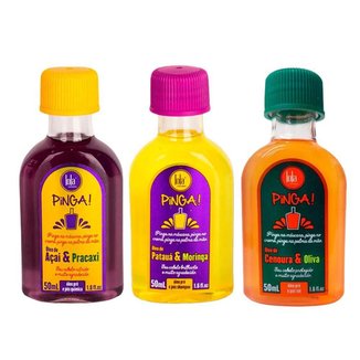 Lola Cosmetics Pinga Kit Óleo – Açai e Pracaxi + Cenoura e Oliva + Patauá e Moringa Kit