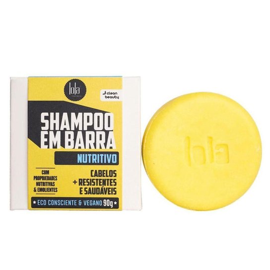 Lola Cosmetics Shampoo em Barra Nutritivo 90g
