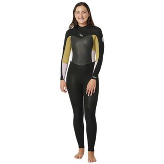 Long John Rip Curl Omega 3/2 Back Zip Steamer Kha