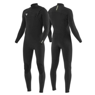 Long John Vissla Seven Seas Comp 3/2 Chest Zip Bl