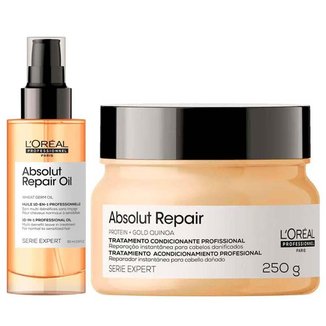 L'Oréal Professionnel Absolut Repair Kit Máscara + Óleo Kit