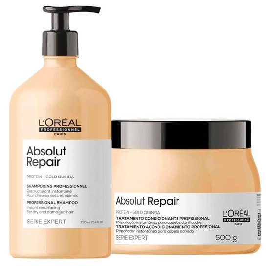 L'Oréal Professionnel Absolut Repair Kit Shampoo + Máscara Kit