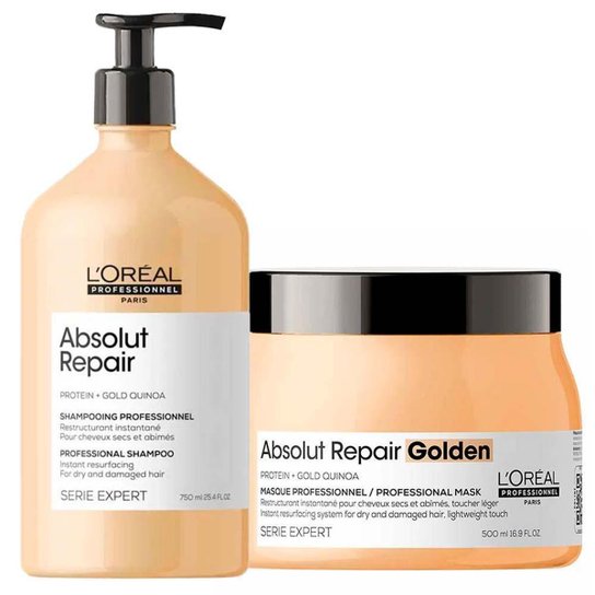 L'Oréal Professionnel Absolut Repair Kit Shampoo + Máscara Light Kit