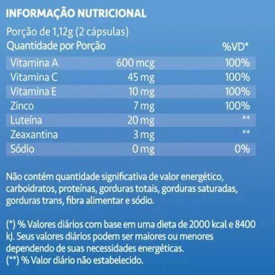 Luteimax Luteína & Zeaxantina - 60 cápsulas - Maxinutri