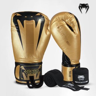 Luva boxe e Muay Thai Venum Giant Evo Pro Gold