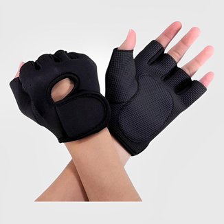 Luva De Academia Masculina E Feminina Par Proteção Treino Fitness Ajustável Para Exercícios Esporte