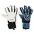 Luva de Goleiro Campo Profissional Poker Hug Flex - Azul+Branco