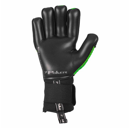 Luva de Goleiro Campo Profissional Poker Hug Flex