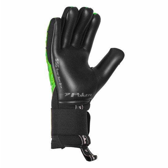 Luva de Goleiro Campo Profissional Poker Hug Flex