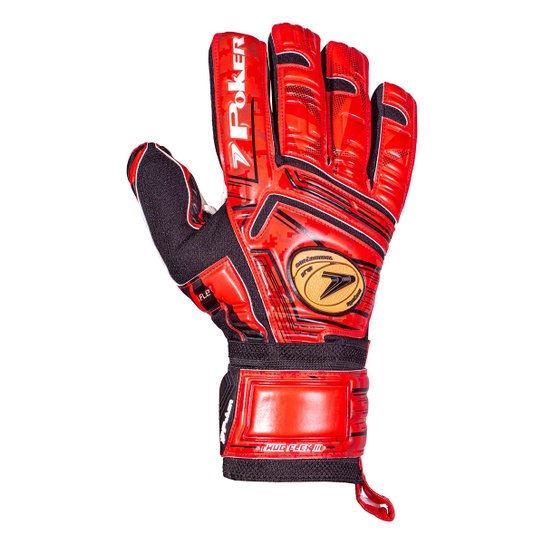 Luva de Goleiro Poker Profissional Hug Flex III
