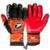 Luva Futebol de Campo Semi Profissional Multiterreno Champion 9 01151 - Preto+Vermelho