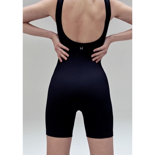 Macaquinho Esportivo Hering Sports Sem Costura Feminino