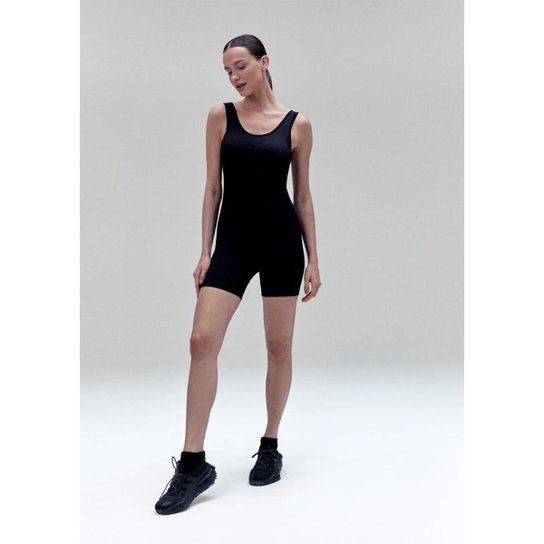 Macaquinho Esportivo Hering Sports Sem Costura Feminino