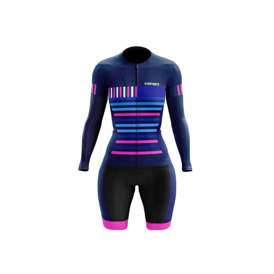 Macaquinho Feminino BLUE RACER Manga Longa