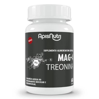 Mag-4 treonina Apisnutri 610mg 60 cápsulas
