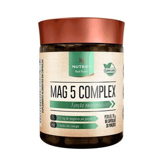 Mag 5 Complex - Nutrify 90 cápsulas