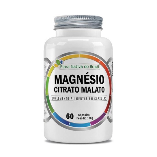 Magnésio Citrato Malato 60 Cápsulas Flora Nativa do Brasil