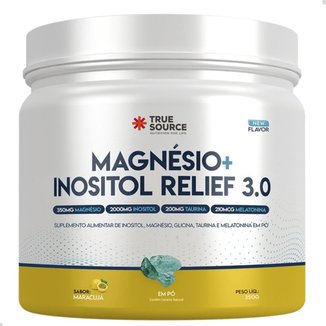 Magnésio + Inositol Relief 3.0 350g True Source