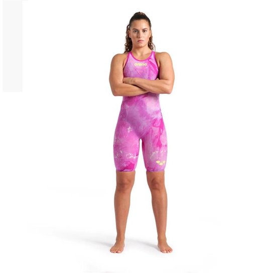 Maiô Arena Powerskin Carbon Air 2 LE Tie Dye Costas Abertas - Adulto