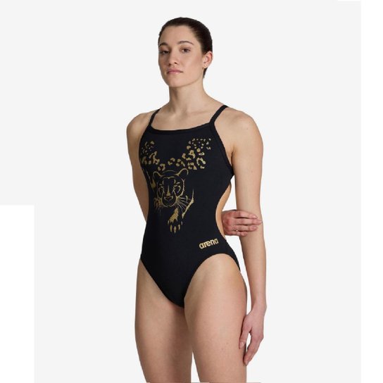 Maiô Arena Signature Simone Manuel Challenge Back SI - Adulto