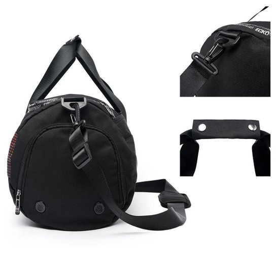 Mala Academia Ecko Bolsa Transversal Treino Viagem Reforçada fitness unissex 19,5 L