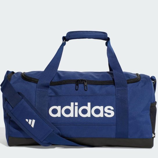 Mala Adidas Duffel Essentials Linear Pequena Marinho