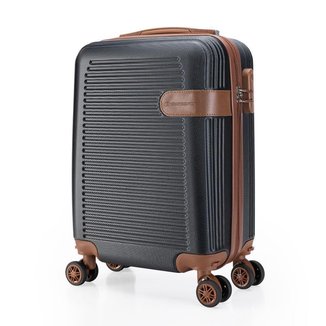 Mala de Bordo Pequena Swissport com Rodas 360° Compacta Resistente Impermeável Semi-Rigida