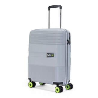 Mala De Bordo Viagem ABS Rígido Hurley Tamanho P Rodas 360° Reforçada com Cadeado TSA