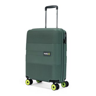 Mala De Bordo Viagem ABS Rígido Hurley Tamanho P Rodas 360° Reforçada com Cadeado TSA