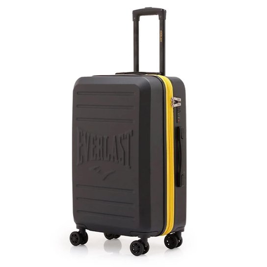 Mala De Viagem Everlast Grande Abs Cadeado Tsa Original 28"