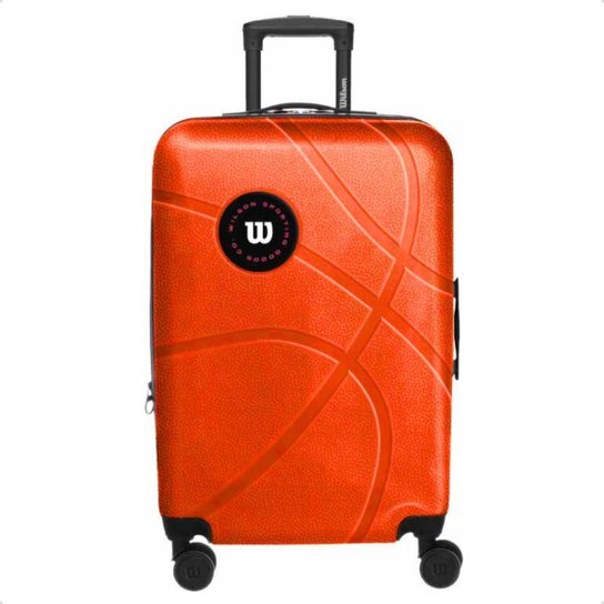 Mala Viagem Wilson Rodas Duplas 80l Cadeado Expansível Abs