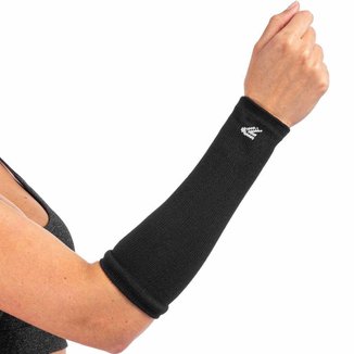 MANGUITO CURTO PARA ESPORTES 09151-PT - PRETO/BRANCO U