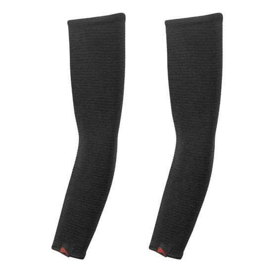 Manguito Volei Longo Protetor Compressão Antebraço Preto Progne Sports (Par)