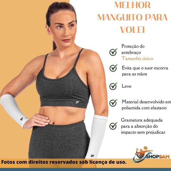 Manguito Vôlei Protetor Antebraço Poker