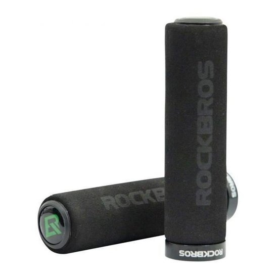 Manopla Rockbros MTB Antiderrapante com Trava de Alumínio – Conforto e Durabilidade