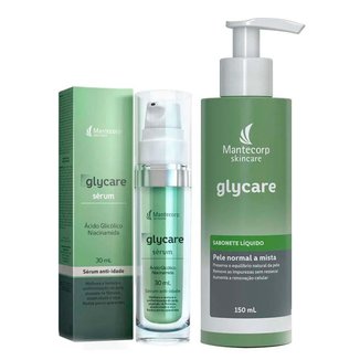 Mantecorp Glycare Kit Sabonete Liquído + Sérum Kit