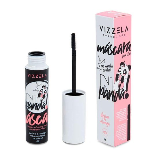 Máscara de Cílios Vizzela No Panda Preto