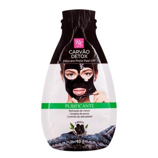 Máscara Facial RK By Kiss Carvão Detox Peel 10g