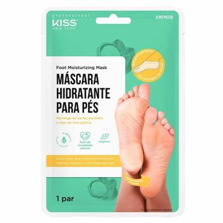 Máscara Hidratante para Pés Kiss NY para Calcanhares 1 Un